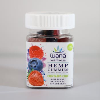 Wana Hemp Mixed Berry Gummies 600mg CBD 30